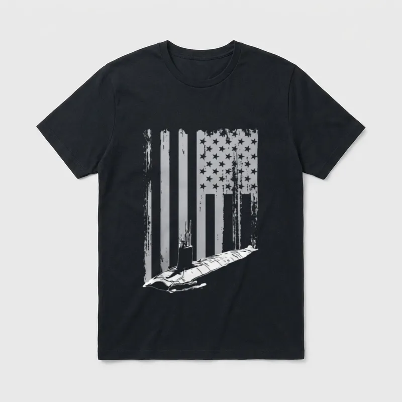 Proud Submariner Veteran T-Shirt – Classic T-Shirt in Black
