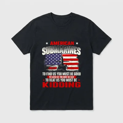 US Navy Submarine Veteran T-Shirt – Classic T-Shirt in Black