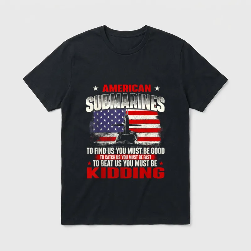 US Navy Submarine Veteran T-Shirt – Classic T-Shirt in Black