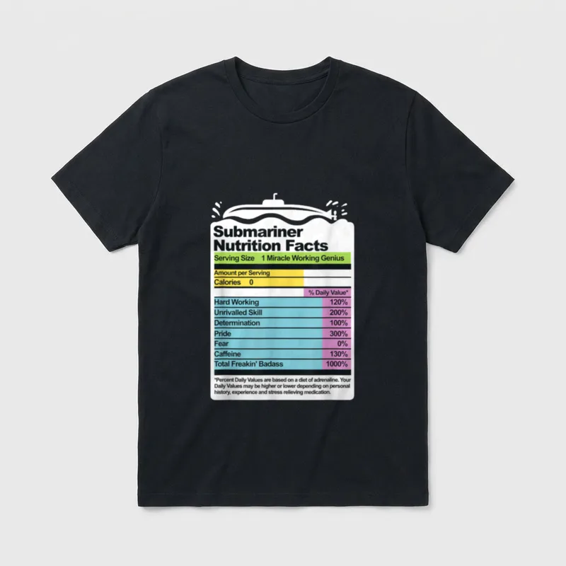US Military Submarine for a Veteran T-Shirt – Classic T-Shirt in Black