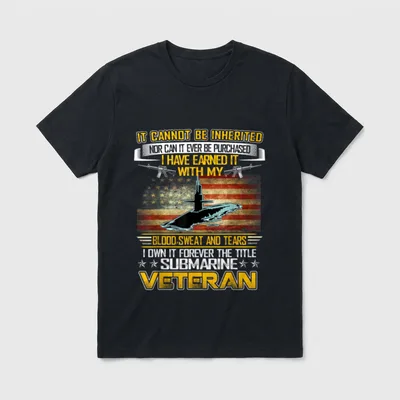 Military Submarine Service T-Shirt – Classic T-Shirt in Black