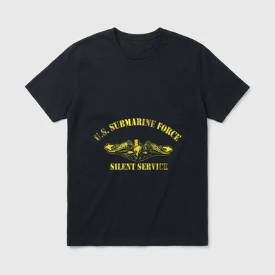 Submarine Force Silent Service T-Shirt – Classic T-Shirt in Black