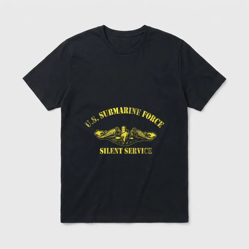 Submarine Force Silent Service T-Shirt – Classic T-Shirt in Black