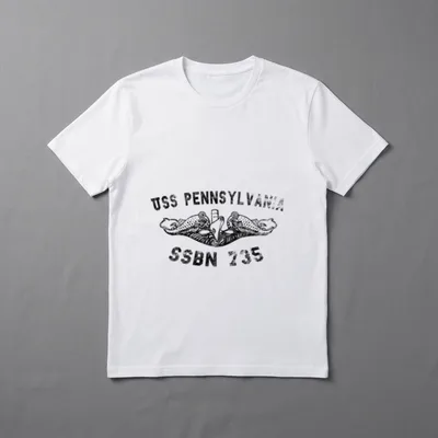 USS Pennsylvania Submarine T-Shirt – Classic T-Shirt in Black
