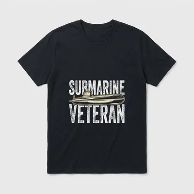 Sub Service Navy Veteran T-Shirt – Classic T-Shirt in Black
