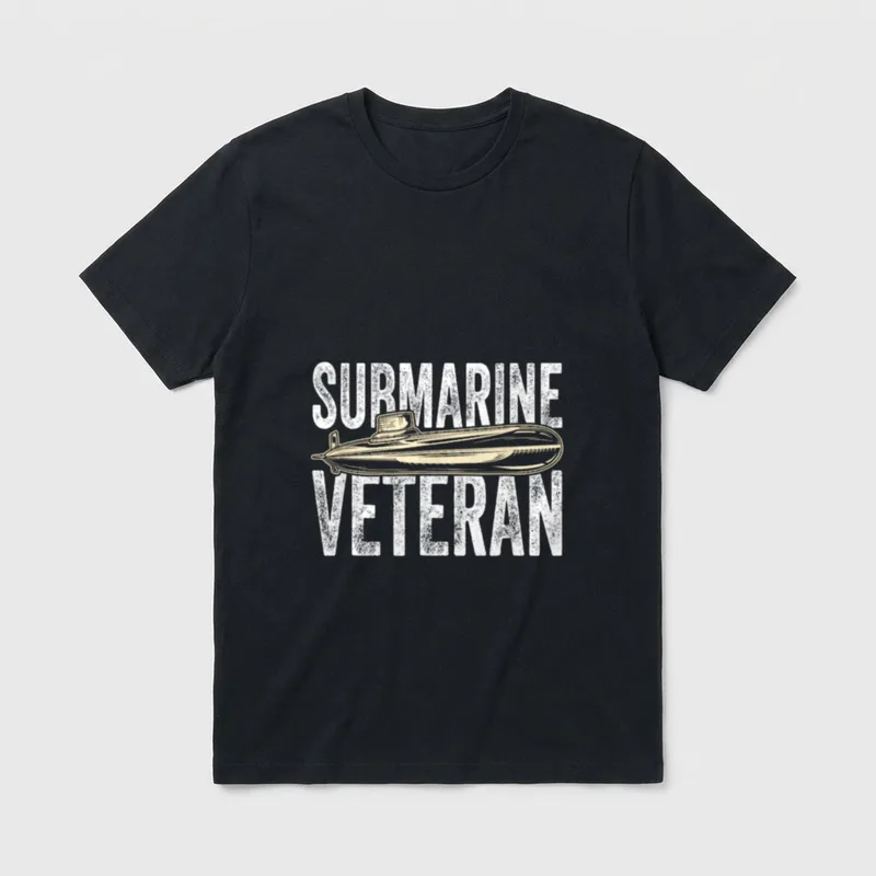 Sub Service Navy Veteran T-Shirt – Classic T-Shirt in Black