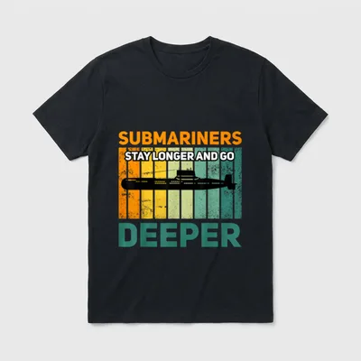 US Navy Submarine Service T-Shirt – Classic T-Shirt in Black