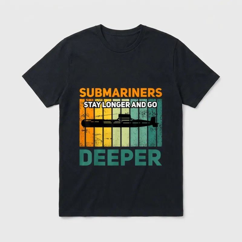 US Navy Submarine Service T-Shirt – Classic T-Shirt in Black