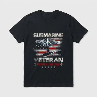 Submarine Veteran Honor T-Shirt – Classic T-Shirt in Black