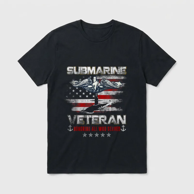 Submarine Veteran Honor T-Shirt – Classic T-Shirt in Black