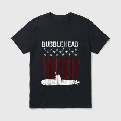Bubblehead Navy T-Shirt – Classic T-Shirt in Black