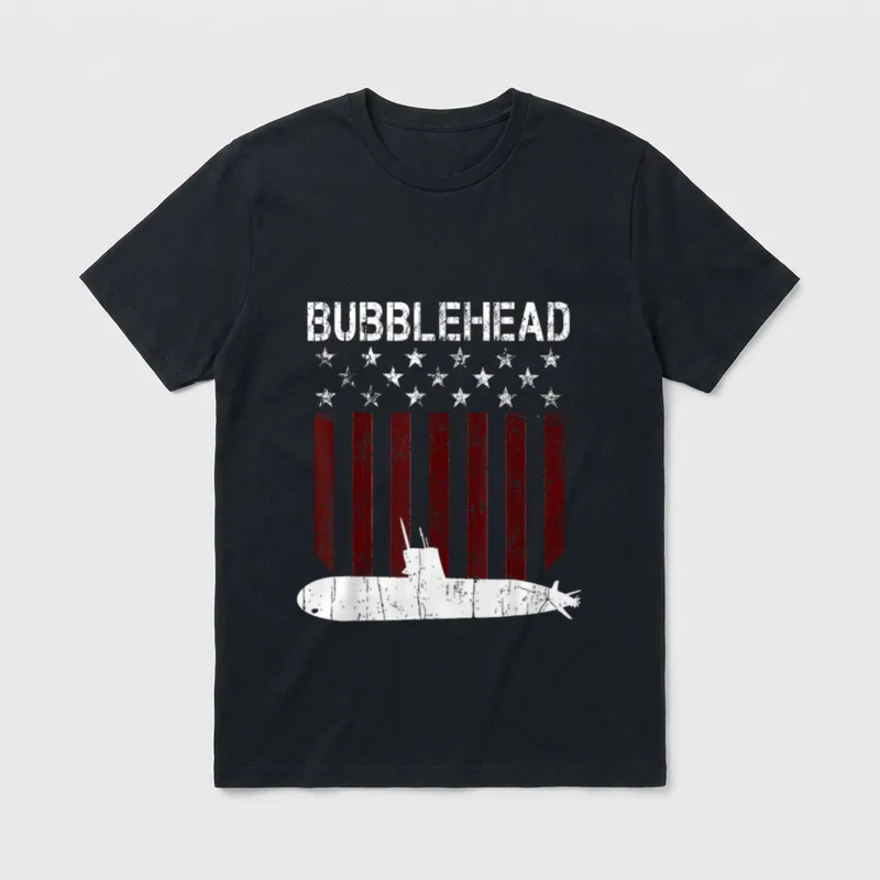 Bubblehead Navy T-Shirt – Classic T-Shirt in Black