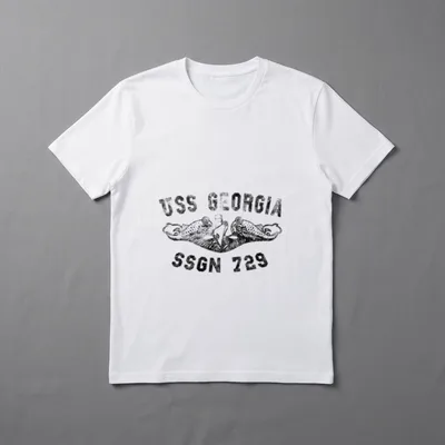 USS Georgia Submarine T-Shirt – Classic T-Shirt in Black