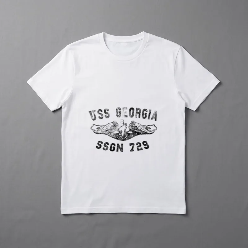 USS Georgia Submarine T-Shirt – Classic T-Shirt in Black