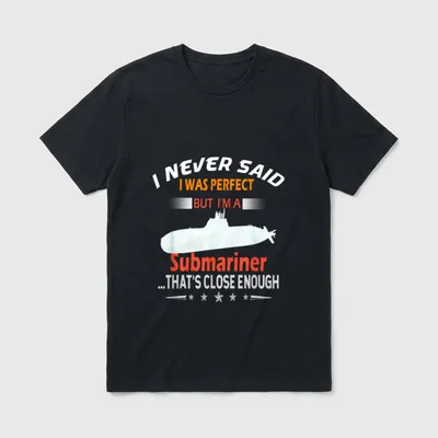 Submariner Navy Gift T-Shirt – Classic T-Shirt in Black