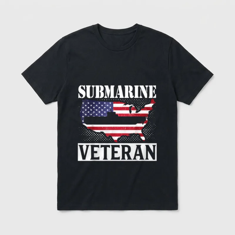 Submarine Veteran Patriot T-Shirt – Classic T-Shirt in Black