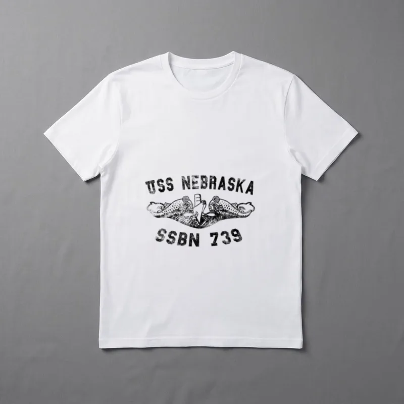 USS Nebraska Submarine Veteran T-Shirt – Classic T-Shirt in Black