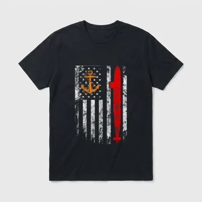 Submarine Silent Service Veteran T-Shirt – Classic T-Shirt in Black