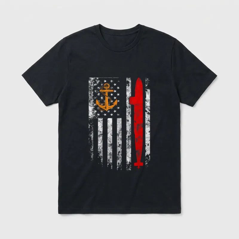 Submarine Silent Service Veteran T-Shirt – Classic T-Shirt in Black
