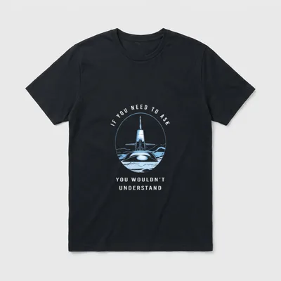Vintage American Submarine Veteran You Wouldn T-Shirt – Classic T-Shirt in Black