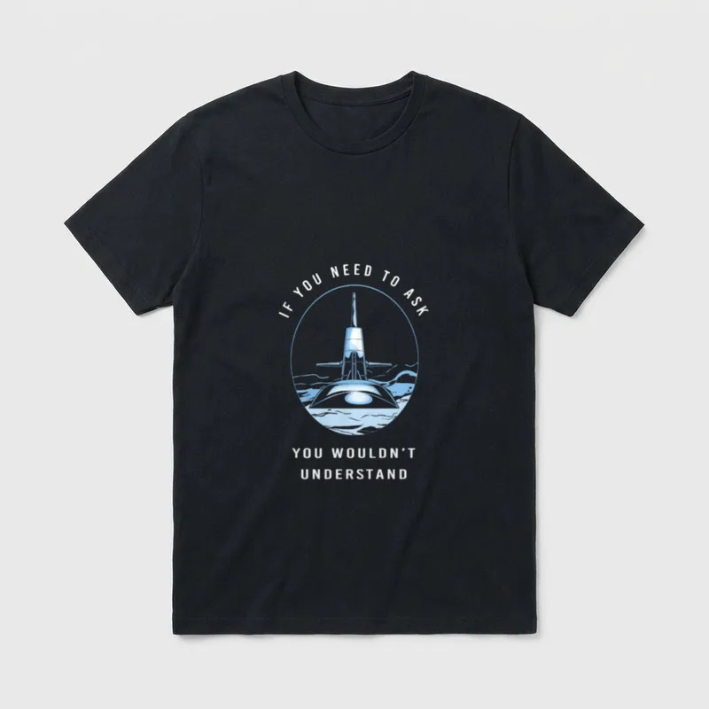 Vintage American Submarine Veteran You Wouldn T-Shirt – Classic T-Shirt in Black
