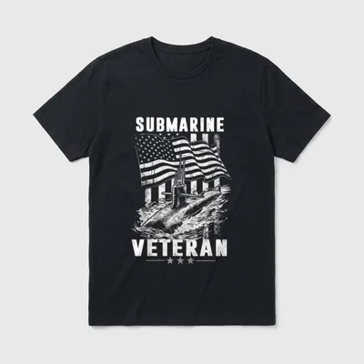 Submariner Patriotic T-Shirt – Classic T-Shirt in Black
