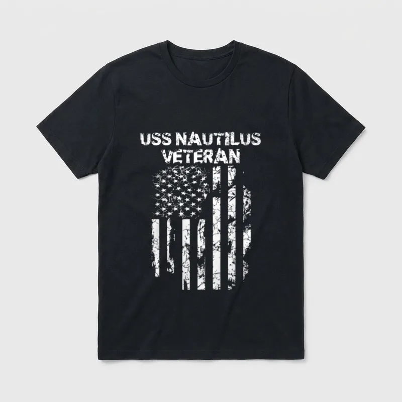 USS Nautilus Veteran T-Shirt – Classic T-Shirt in Black