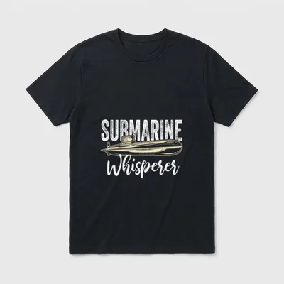 Submarine Whisperer Veteran Sub Service T-Shirt – Classic T-Shirt in Black