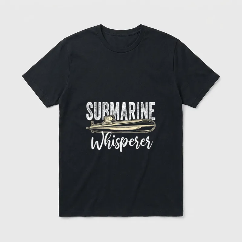 Submarine Whisperer Veteran Sub Service T-Shirt – Classic T-Shirt in Black