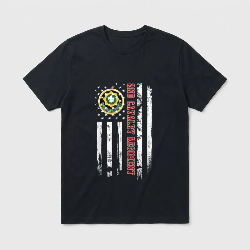 2nd Cavalry Regiment Veteran T-Shirt – Classic T-Shirt in Black