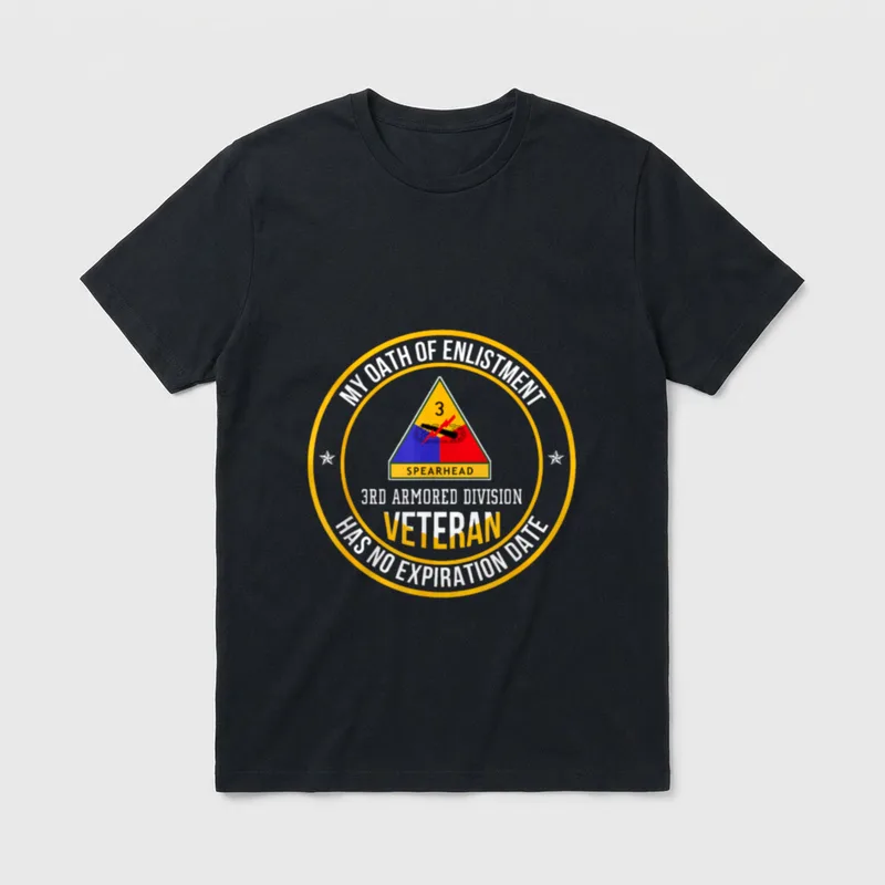 Army Oath Of Enlistment Christmas T-Shirt – Classic T-Shirt in Black