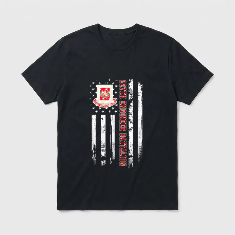 27th Engineer Battalion Veteran T-Shirt – Classic T-Shirt in Black