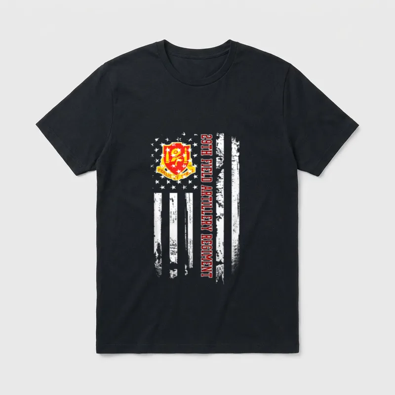 29th Field Artillery Regiment Veteran T-Shirt – Classic T-Shirt in Black