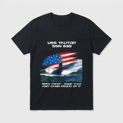 USS Tautog Submarine Veteran T-Shirt – Classic T-Shirt in Black