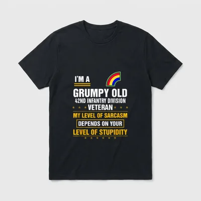 42nd Infantry Division Veteran T-Shirt – Classic T-Shirt in Black