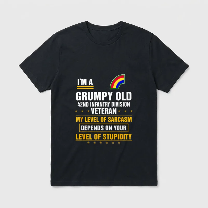 42nd Infantry Division Veteran T-Shirt – Classic T-Shirt in Black