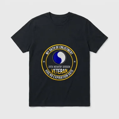 Army Veteran Christmas T-Shirt – Classic T-Shirt in Black