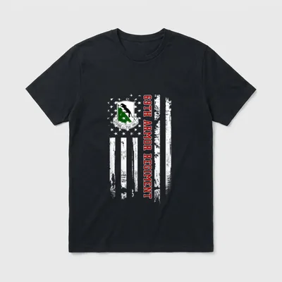69th Armor Regiment Veteran USA Flag T-Shirt – Classic T-Shirt in Black
