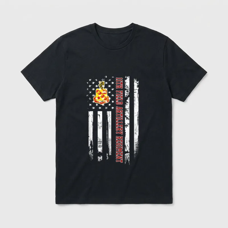 11th Field Artillery Regiment Veteran USA T-Shirt – Classic T-Shirt in Black