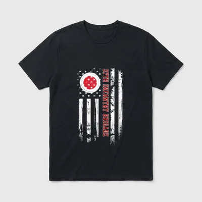 37th Infantry Brigade Veteran USA Flag T-Shirt – Classic T-Shirt in Black