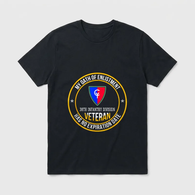 38th Infantry Division Veteran My Oath T-Shirt – Classic T-Shirt in Black