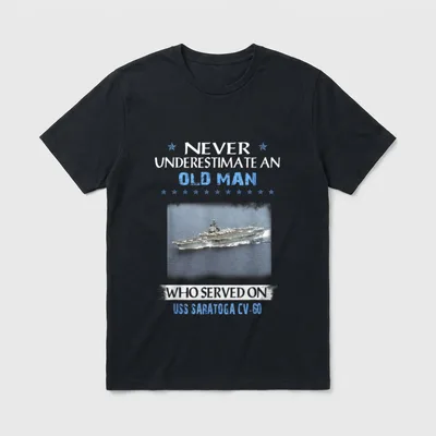 Navy Aircraft Carrier Dad T-Shirt – Classic T-Shirt in Black