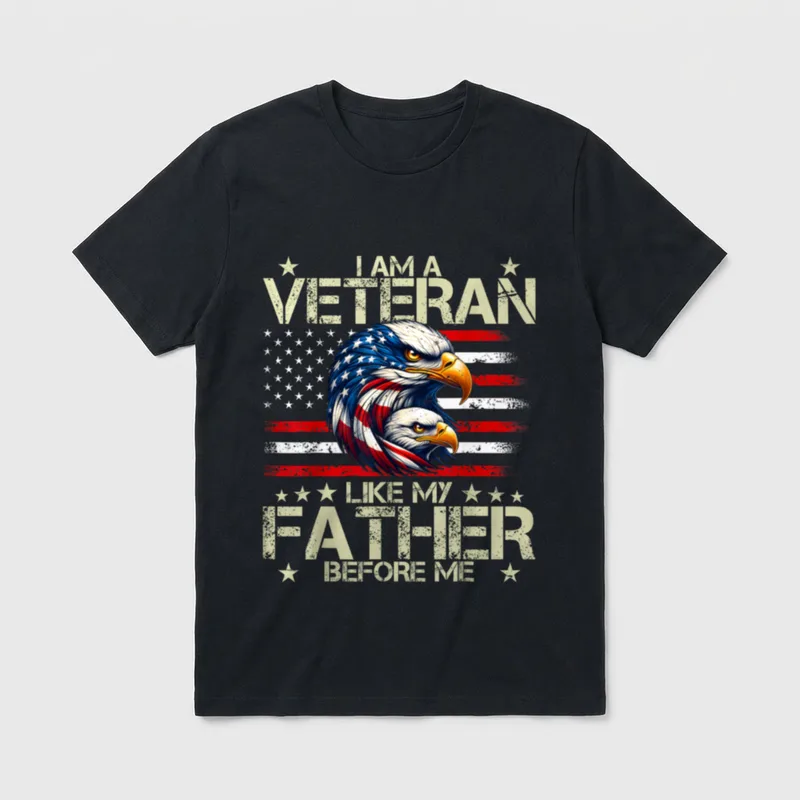 Proud Military Family Legacy T-Shirt – Classic T-Shirt in Black