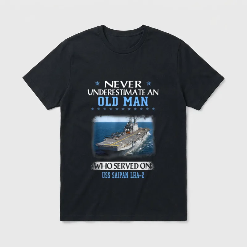 Navy Veteran Father Day T-Shirt – Classic T-Shirt in Black
