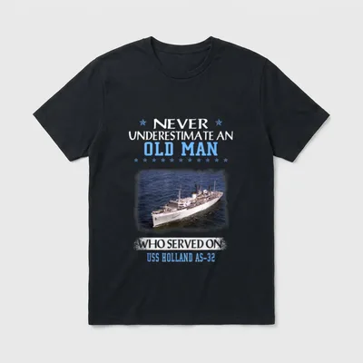 Navy Submarine Tender Veteran T-Shirt – Classic T-Shirt in Black