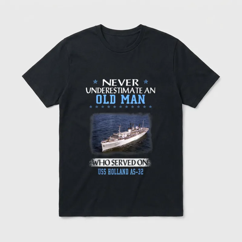 Navy Submarine Tender Veteran T-Shirt – Classic T-Shirt in Black