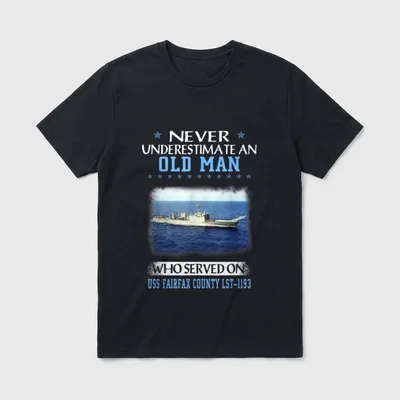 USS Fairfax County Veteran T-Shirt – Classic T-Shirt in Black