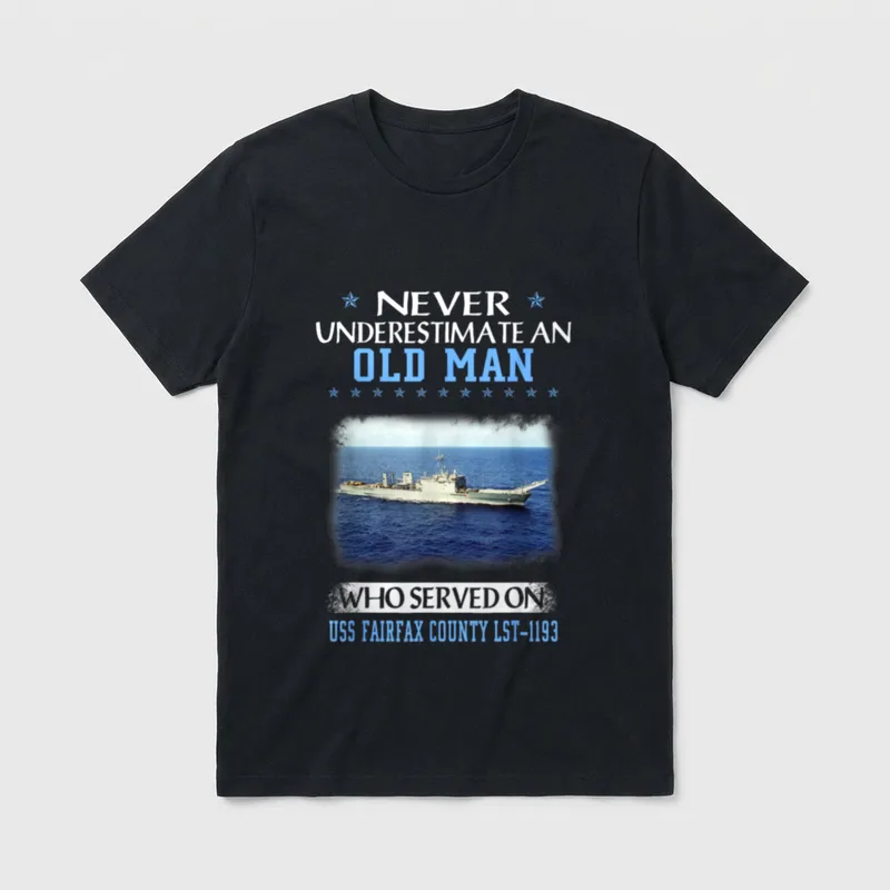 USS Fairfax County Veteran T-Shirt – Classic T-Shirt in Black