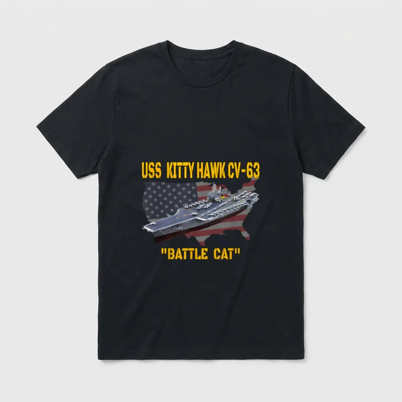 Aircraft Carrier Dad Veterans Day T-Shirt – Classic T-Shirt in Black