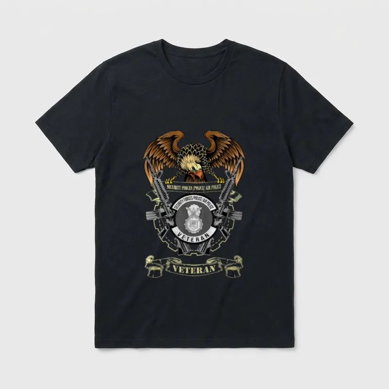 Air Force Security Forces Veteran T-Shirt – Classic T-Shirt in Black